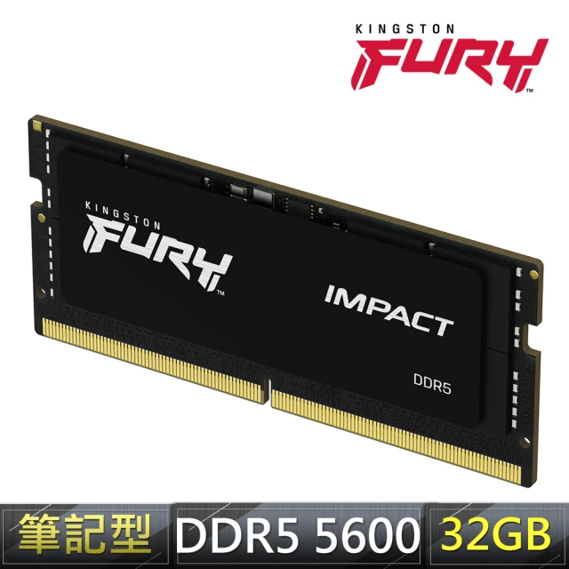 【Kingston 金士頓】Beast 獸獵者 DDR5-5600 32GB 筆記型 超頻記憶體(KF556S40IB-32)