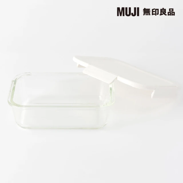 【MUJI 無印良品】耐熱玻璃便當盒/大