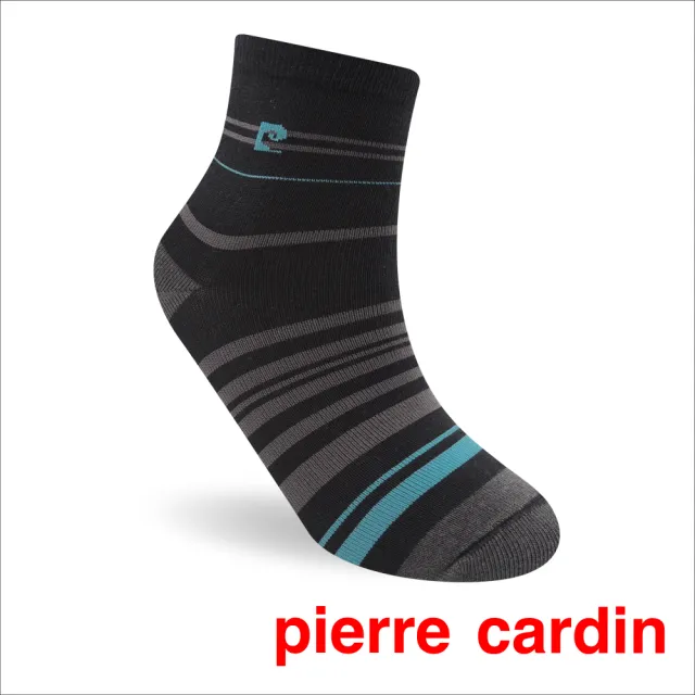 【pierre cardin 皮爾卡登】8雙組CollBest撞色休閒短襪(短襪/中性襪/涼爽)