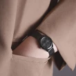 【Calvin Klein 凱文克萊】minimal系列 黑色系小錶盤 米蘭錶帶 手錶 女錶 CK錶 24mm 母親節(K3M234B1)