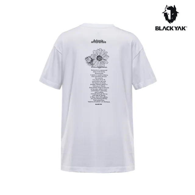 【BLACKYAK】女 GREENYAK長版短袖上衣(白色/黑色)BYCB1WC503(春夏 韓國 運動 休閒 女上衣)