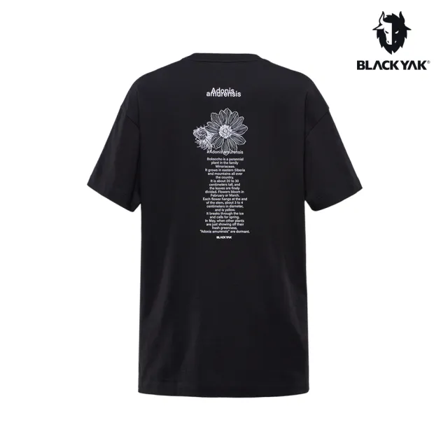 【BLACKYAK】女 GREENYAK長版短袖上衣(白色/黑色)BYCB1WC503(春夏 韓國 運動 休閒 女上衣)