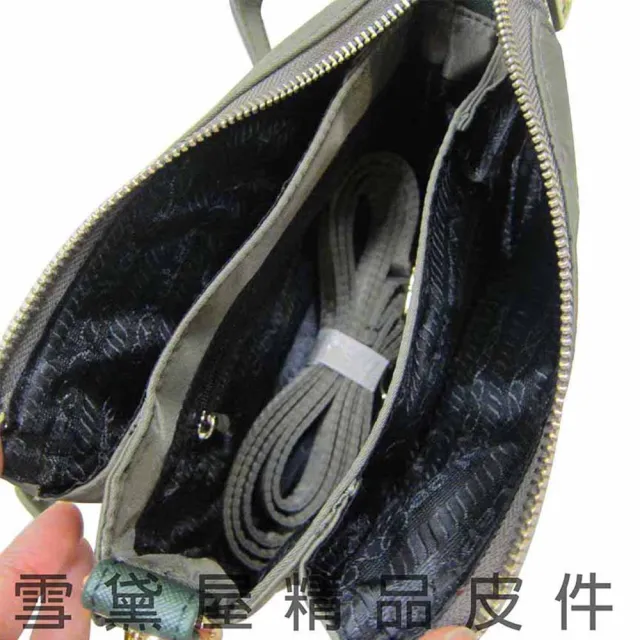 【SNOW.bagshop】雙11 肩背 水餃包 進口水晶布 +100%牛皮革 可手提 肩背 斜側背 隨身物品