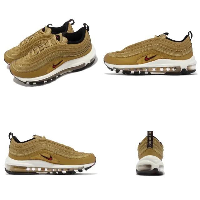 【NIKE 耐吉】Wmns Air Max 97 OG Golden Bullet 金彈 女鞋 復古 反光 氣墊(DQ9131-700)