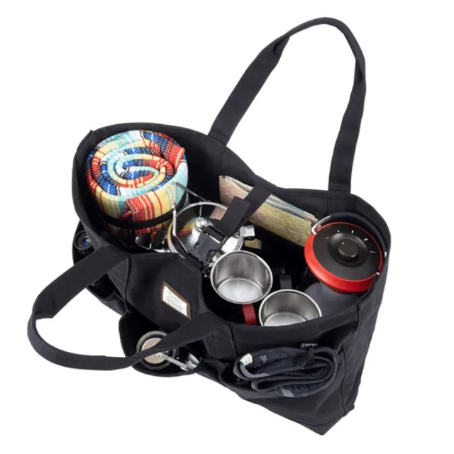 【Coleman】裝備托特包M / 黑 CM-37870(CM-37870)
