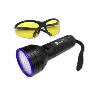 【TaoTronics】UV紫外線手電筒 驗鈔燈組(附護目鏡)
