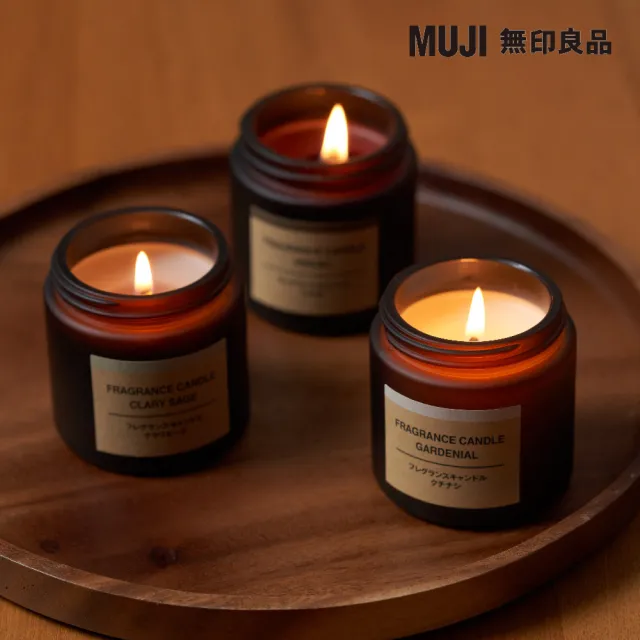 【MUJI 無印良品】芬香蠟燭.岩蘭草香味/85g