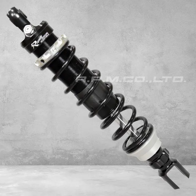 【RPM RACING】RPRO阻尼可調後避震器 330mm 黑/銀 雙槍 T33125
