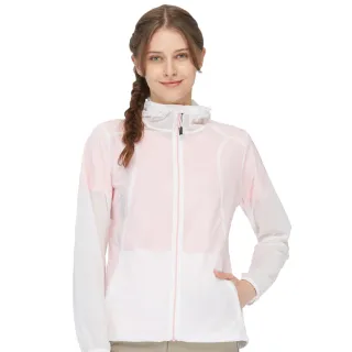 【Jack wolfskin 飛狼】女 超輕薄 可摺收防曬外套(白)