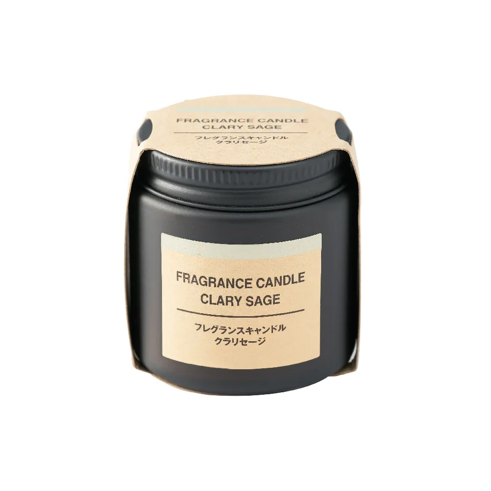 【MUJI 無印良品】芬香蠟燭.鼠尾草香味/85g