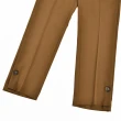 【OUWEY 歐薇】俐落打摺造型釦八分直筒西褲(兩色；S-L；3232396202)