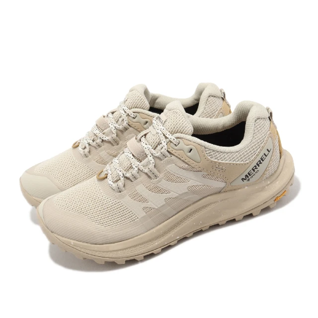 MERRELL 戶外鞋 Antora 3 GTX 奶茶 黑 米白 女鞋 防水 越野 郊山 黃金大底 反光(ML067740)