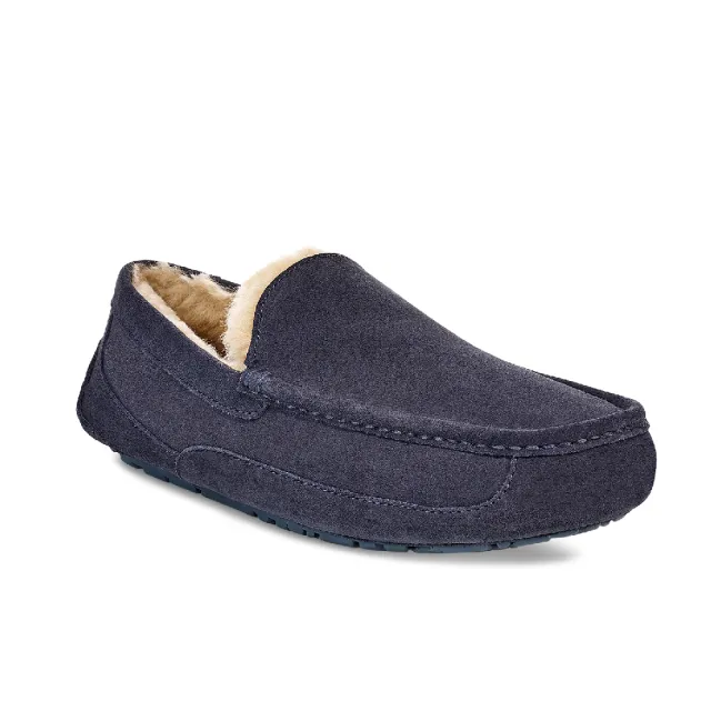 【UGG】男鞋/休閒鞋/平底鞋/帆船鞋  Ascot(海軍藍-UG1101110TNVY)