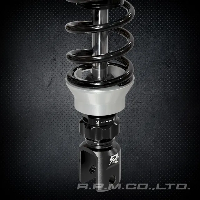 【RPM RACING】RPRO阻尼可調後避震器 360mm 黑/銀 雙槍 2UB125