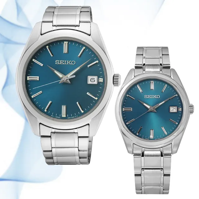 【SEIKO 精工】CS 現代簡約 對錶 情侶錶 石英錶 手錶 送禮 禮物_SK028(6N52-00A0U/6N22-00K0U)