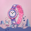 【Flik Flak】兒童手錶 芭蕾舞貓咪 BALLERICHAT 兒童錶 編織錶帶 瑞士錶 錶(31.85mm)