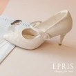【EPRIS 艾佩絲】現貨 尖頭瑪莉珍鞋 浪漫格格GIRL 喜宴穿搭推薦 伴娘鞋 8公分高跟鞋 21-25.5(高跟鞋)