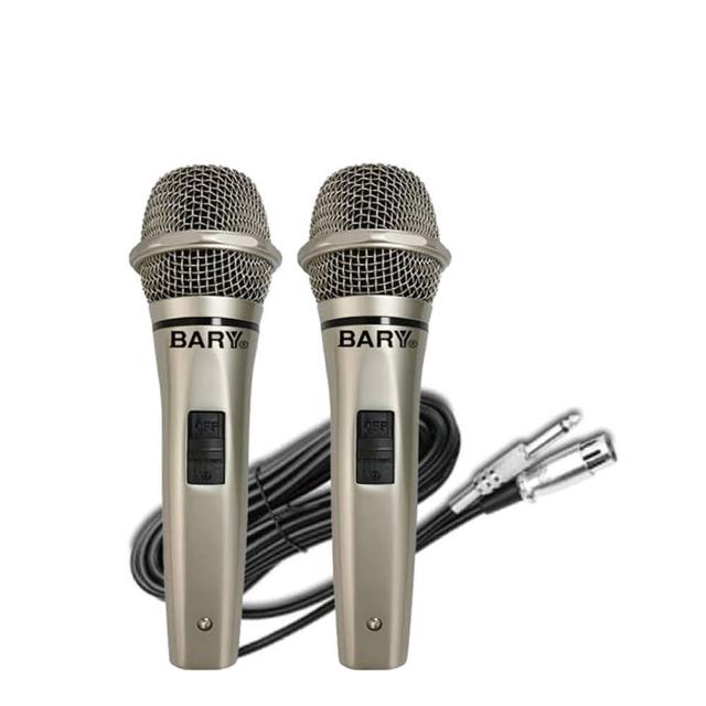 【BARY】升級版動圈式高質感金屬有線型麥克風二組裝(SS-05II)