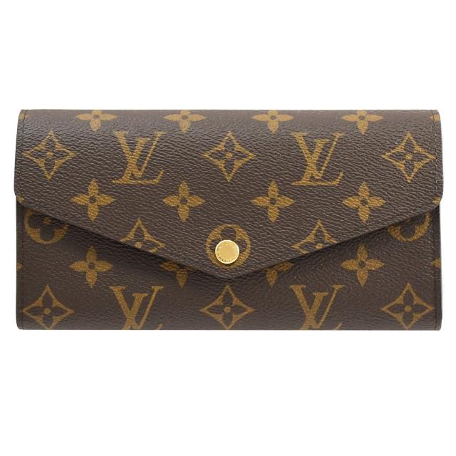 【Louis Vuitton 路易威登】LV M62235 新版經典花紋扣式發財零錢發財長夾(現貨)