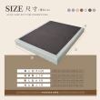 【皓品-好品推薦】5尺包覆式仿一體式床底(舒柔皮、可拆布套、一體式、標準雙人)