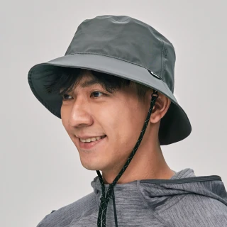 【ADISI】輕量3L防水高透氣漁夫帽 AH21035 / 礦物灰(C6防撥水 防水透濕 遮陽帽)