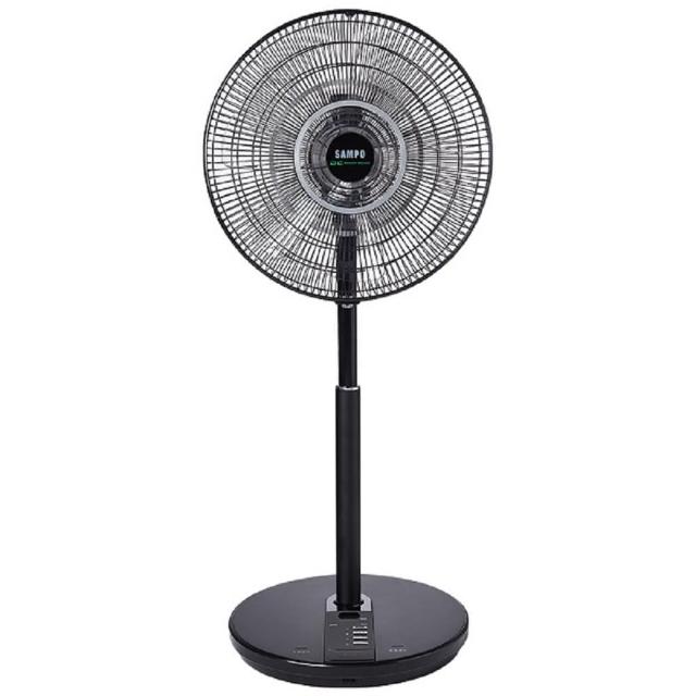 【SAMPO 聲寶】16吋7+7片扇葉DC直流馬達微電腦遙控立扇-(SK-FN16UD)
