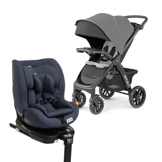【Chicco】Bravo極致完美手推車風尚版+Seat3Fit Isofix安全汽座Air版