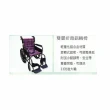 【海夫健康生活館】富士康 機械式輪椅 未滅菌 晉宇 雙層折背 鋁輪椅 22吋後輪(AB10030)