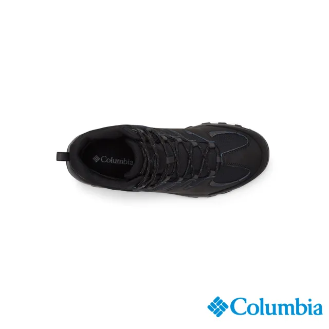 【Columbia 哥倫比亞官方旗艦】男款-BUXTON PEAK™Omni-Tech輕量健走鞋-黑色(UBM68040BK)