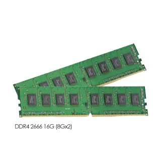 【兩入組】+Kingston 金士頓 DDR4-2666 8GB PC用記憶體(KVR26N19S8/8)