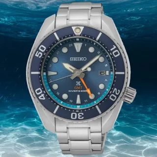 【SEIKO 精工】PROSPEX系列 SUMO相撲 GMT 太陽能潛水腕錶 禮物推薦 送禮首選(SFK001J1/5K65-0AA0B)