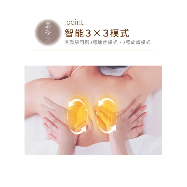 【台隆手創館】ATEX LOURDES V型溫感指壓按摩椅墊-煙燻灰/奶霜杏 AX-HPL368(按摩枕)