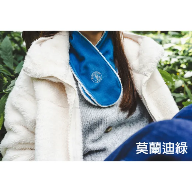 【BL魔幻布】羊羔絨專利自黏脖圍(特殊專利布親膚柔軟)
