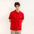 【Hang Ten】買一送一 男裝-高含棉透氣經典腳Y短袖POLO衫 兩入組(多色選)