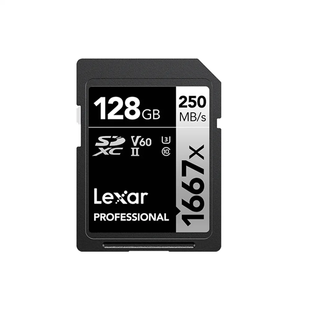 【Lexar 雷克沙】Professional 1667x SDXC™ UHS-II 128G記憶卡 SILVER 系列