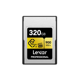 【Lexar 雷克沙】Professional Cfexpress Type A Card Gold Series 320G記憶卡