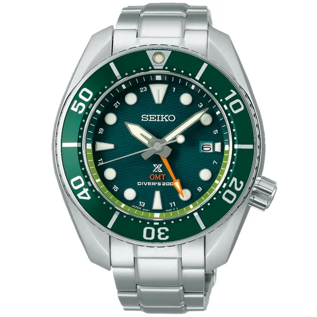 【SEIKO 精工】SUMO相撲 GMT 太陽能潛水腕錶 錶 手錶 送禮 (SFK003J1/5K65-0AA0G)
