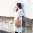 【日本TOMO】日本原裝100%純棉環保帆布包 肩背包 環保袋 帆布袋 托特包(橘色款)
