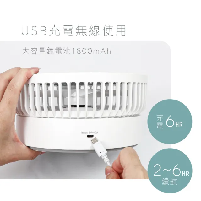 【KINYO】摺疊桌掛三用扇/壁扇/折疊風扇/LED扇 露營用 UF-8625