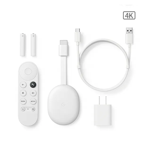 Google】Chromecast(支援Google TV 4K/聯強國際公司貨) - momo購物網