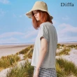 【Diffa】造型織帶連袖針織衫-女