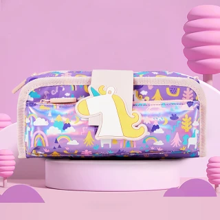 【Kocotree】造型筆袋-獨角獸粉紫小馬