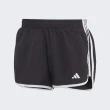 【adidas 愛迪達】M20 Short 女 短褲 4吋 運動 慢跑 健身 訓練 三角內襯 舒適 愛迪達 黑白(IC5184)