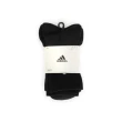 【adidas 愛迪達】男女運動中筒襪-三雙入-襪子 長襪 慢跑 訓練 愛迪達 黑白(IC1310)