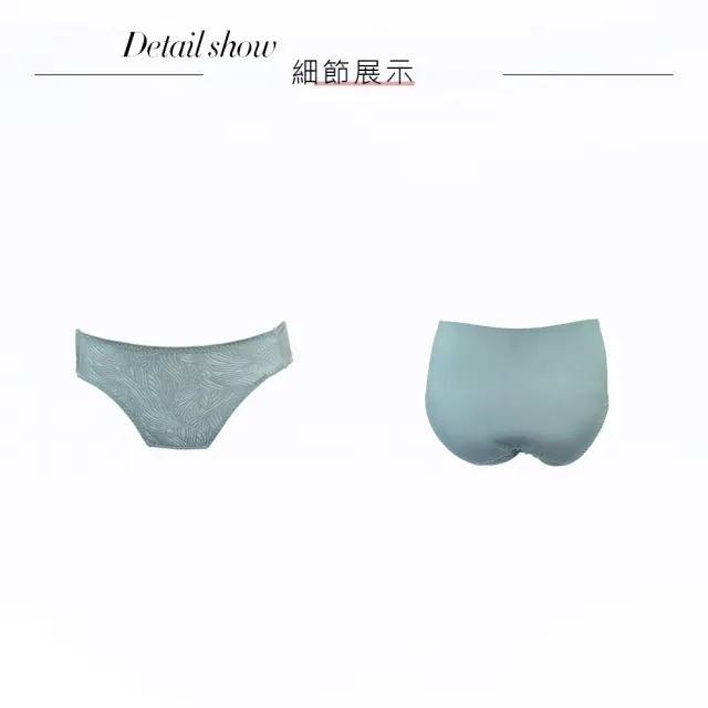 【Swear 思薇爾】Love myself系列M-XL低腰三角女內褲(石灰藍)
