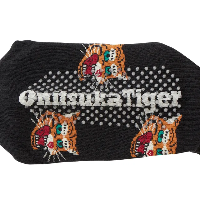 【Onitsuka Tiger】Onitsuka Tiger鬼塚虎-兒童黑色老虎圖案長襪3184A032-001(3184A032-001)