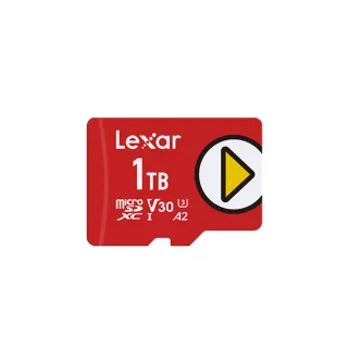 【Lexar 雷克沙】PLAY microSDXC UHS-I U3 V30 1TB記憶卡