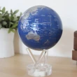 【MOVA】光能地球儀 - 古典銀藍地圖Blue and Silver 6英吋(居家擺設．精緻送禮．轉運．紀念日．母親節)