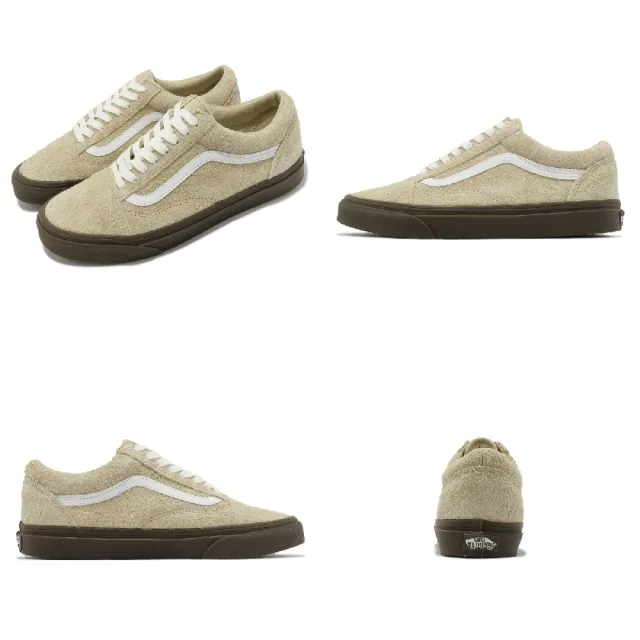 VANS】休閒鞋Old Skool 男鞋女鞋卡其棕麂皮Hairy Suede(VN0005UAKHK