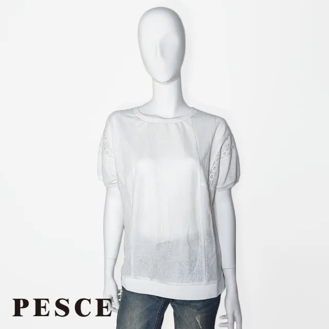 【PESCE】短袖圓領上衣、純棉印花上衣(#純棉#印花#短袖#圓領#上衣)